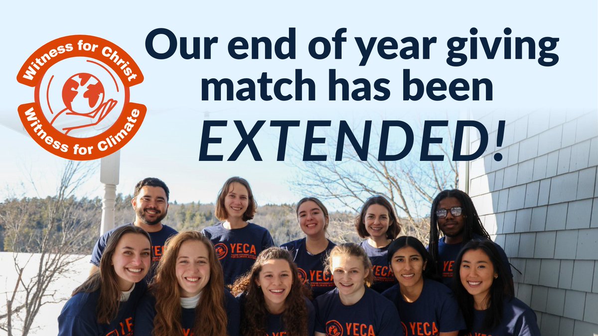 Young Evangelicals for Climate Action tweet media