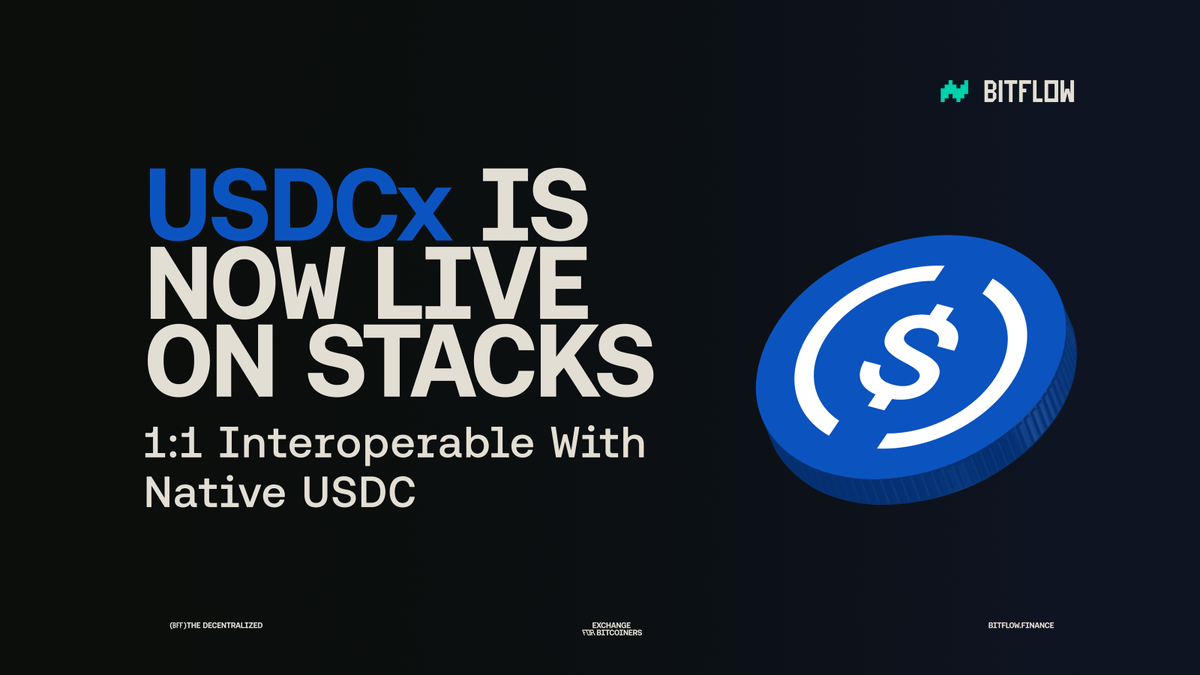 Same USDC you already know, now on Bitcoin rails, baby! 🌊
