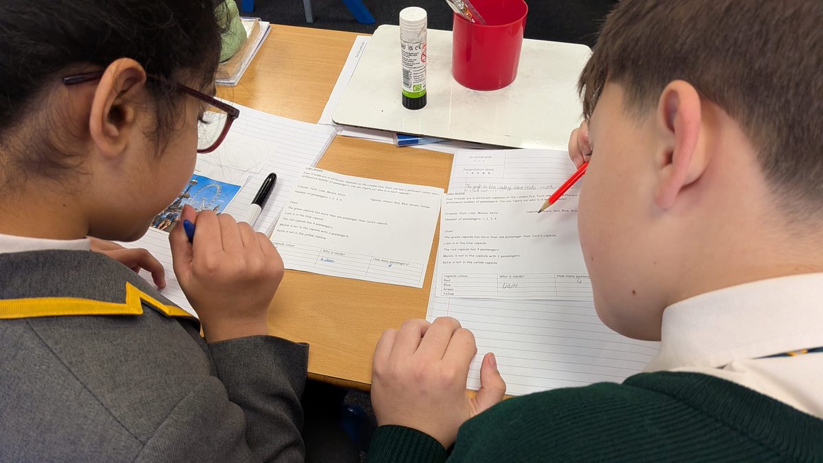 SMSJ_London's tweet photo. Year 6 became detectives by working together to solve a series of clues to reveal the new book they'll be reading in English. They solved this mystery but can they solve 'The London Eye Mystery'? https://t.co/JAokXLm1rc