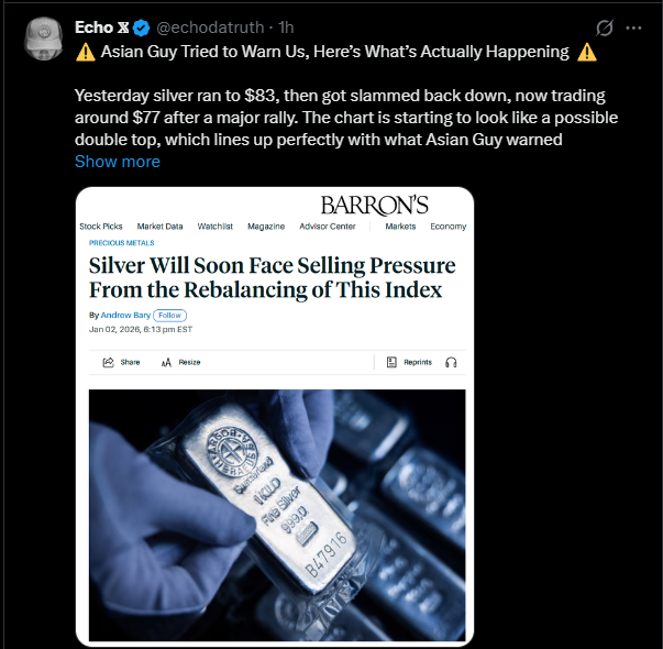 CryptoChartsJoe's tweet image. #AsianGuy may have given you a warning regarding #SILVER but I gave you the exact price location #SILVER needed to close over to go higher or get rejected😎"And Time Stamps Don't Lie"