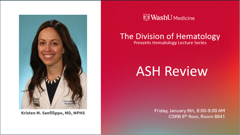 WashU Medicine Division of Hematology tweet media