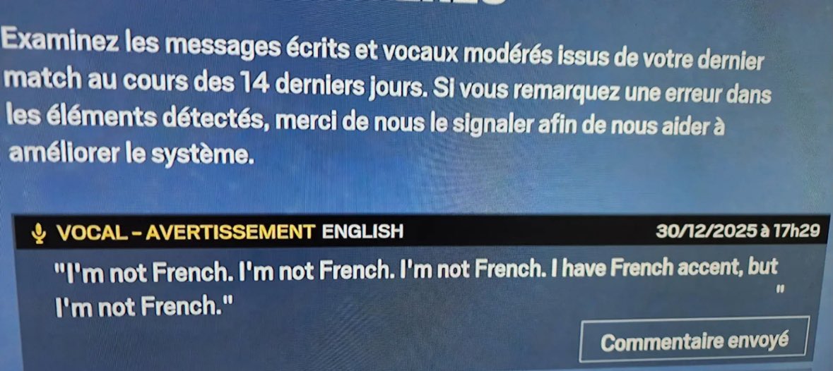 DocaFromMars's tweet image. I know nobody likes the French ppl but banning me for that #R6 #UnbanMe @Ubisoft @UbisoftFR 🥺