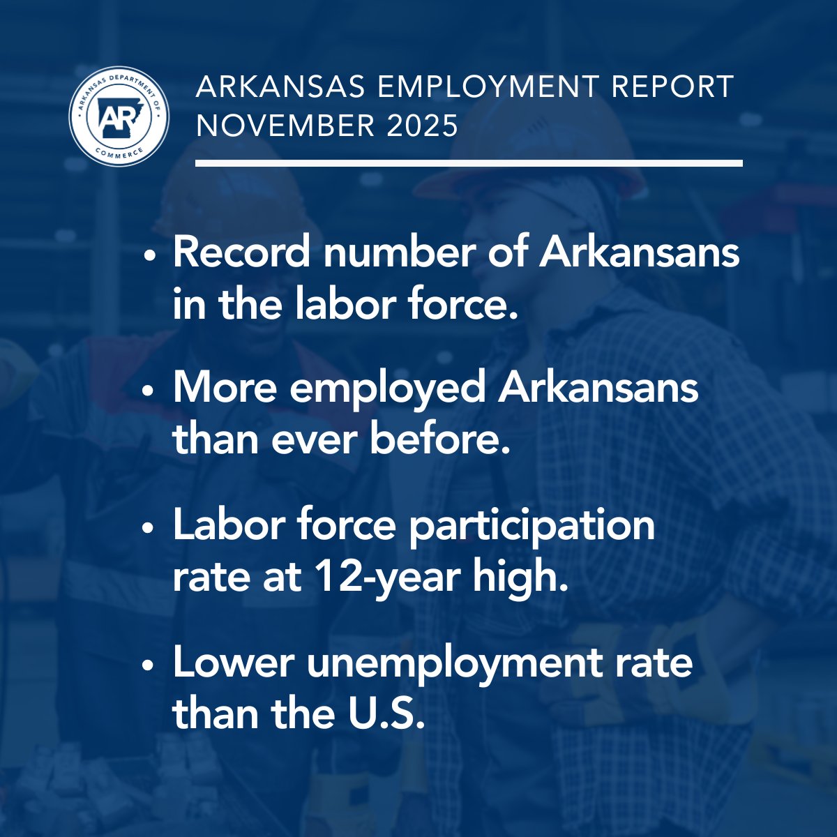 Arkansas Department of Commerce tweet media