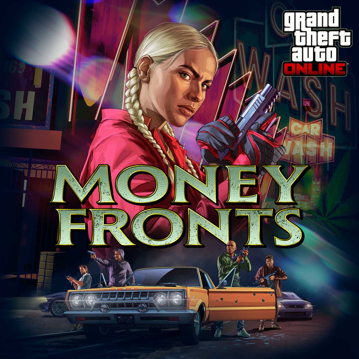 GTASeries's tweet image. A new #GTAOnline event starts on January 8 (available through January 14).

Play anytime through January 14 to claim the Hands On Car Wash free from Maze Bank Foreclosures and kick off the year by earning laundered money through a sophisticated network of Legal Money Fronts, each…