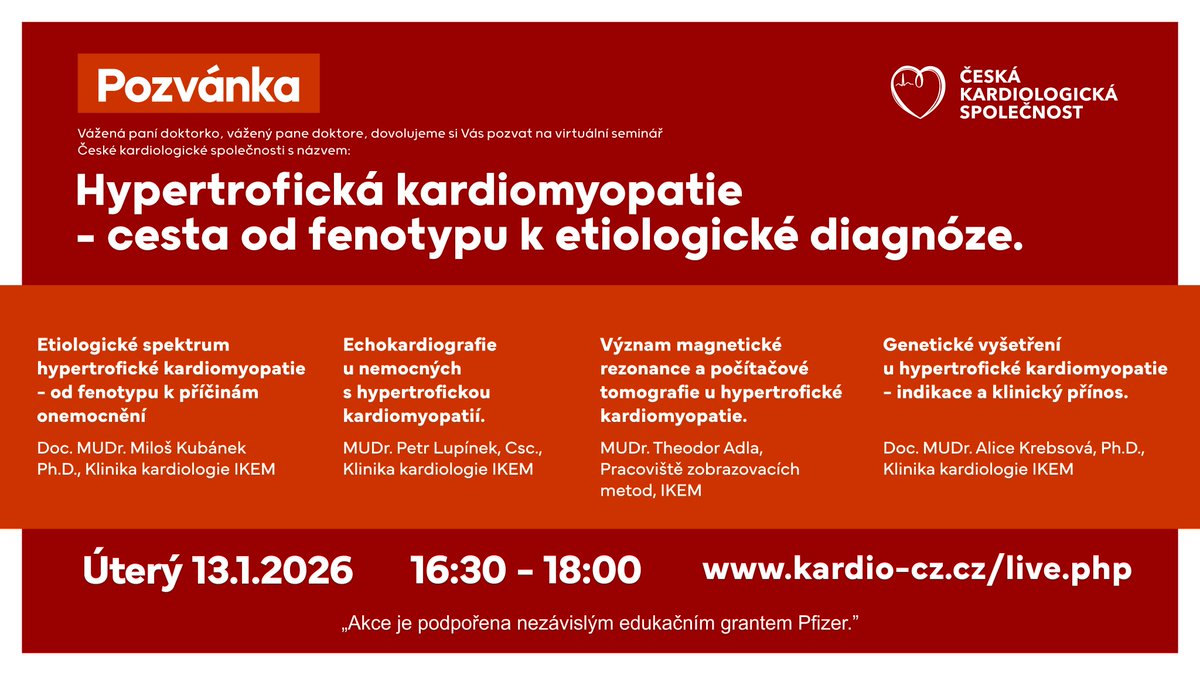 Czech Society of Cardiology tweet media