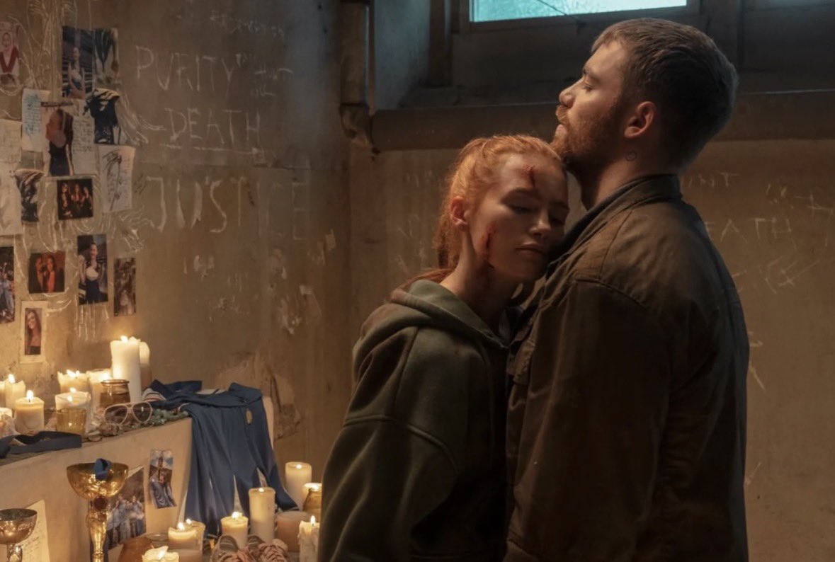 StrangersPortal's tweet photo. New still of Maya and Gregory in The Strangers: Chapter 3 https://t.co/fwTO5GNUoi