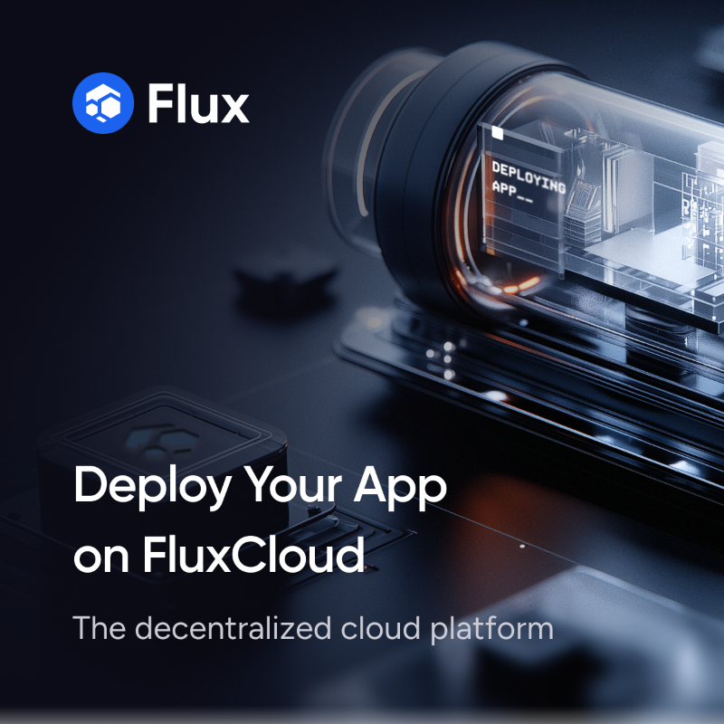 RunOnFlux's tweet photo. Launch your app on a network that never goes down; in fact, Flux scales up only. Deploy today.