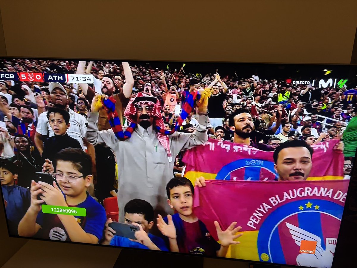 Honor a los catalanes desplazados a la Supercopa !!