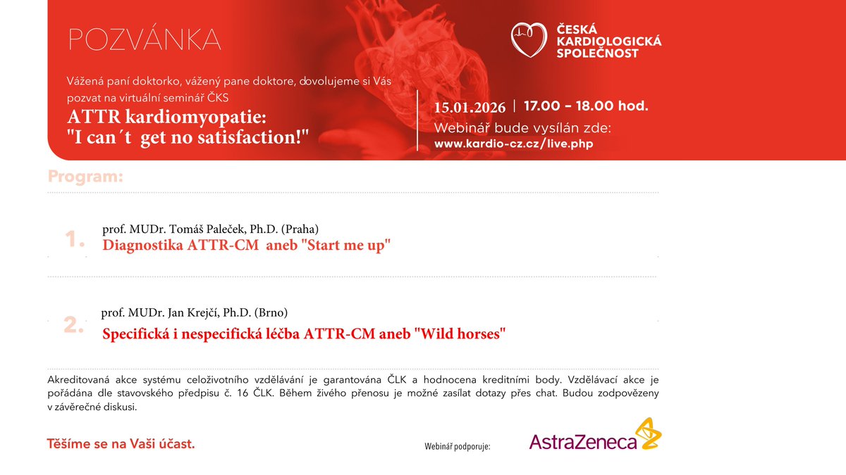 Czech Society of Cardiology tweet media
