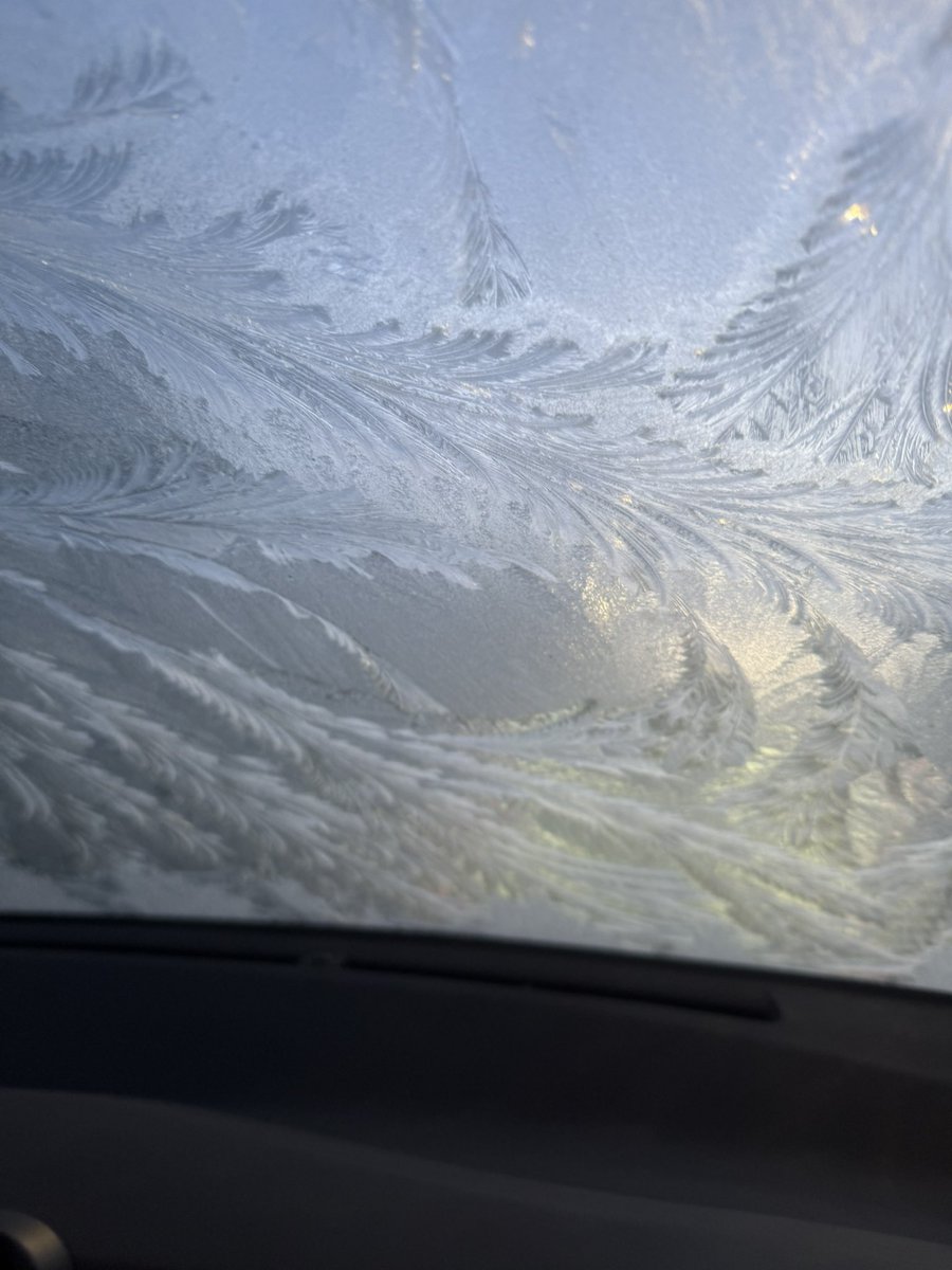 misst72's tweet photo. @GMBWeather a beautiful picture of my car windscreen! I didn’t want to defrost it https://t.co/WXbF7vpRHC