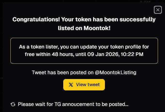 🚨 LISTED🔥

$BNBFROG 🐸✨ is now live on Moontok  — putting a spotlight on a God-governed CTO, a convicted community, and a chart that’s starting to turn heads.

Don't miss out... ⏳

$BNBFROG
🔗 CA ($BNB): 0x64da67A12a46f1DDF337393e2dA12eD0A507Ad3D
🌐bnbfrog.com
📩