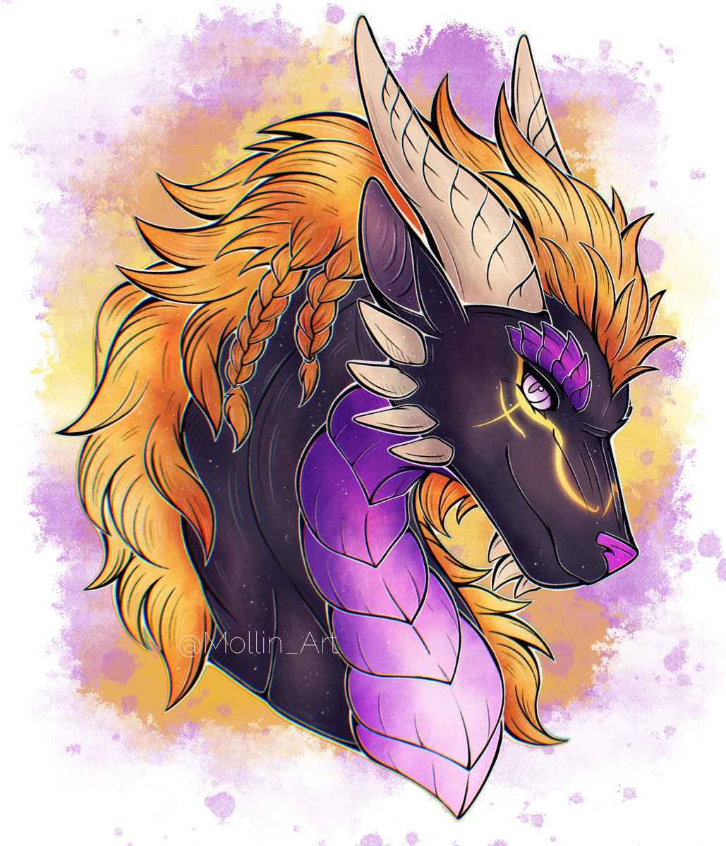 Mollin_Art's tweet image. For KnotaDragon 💜