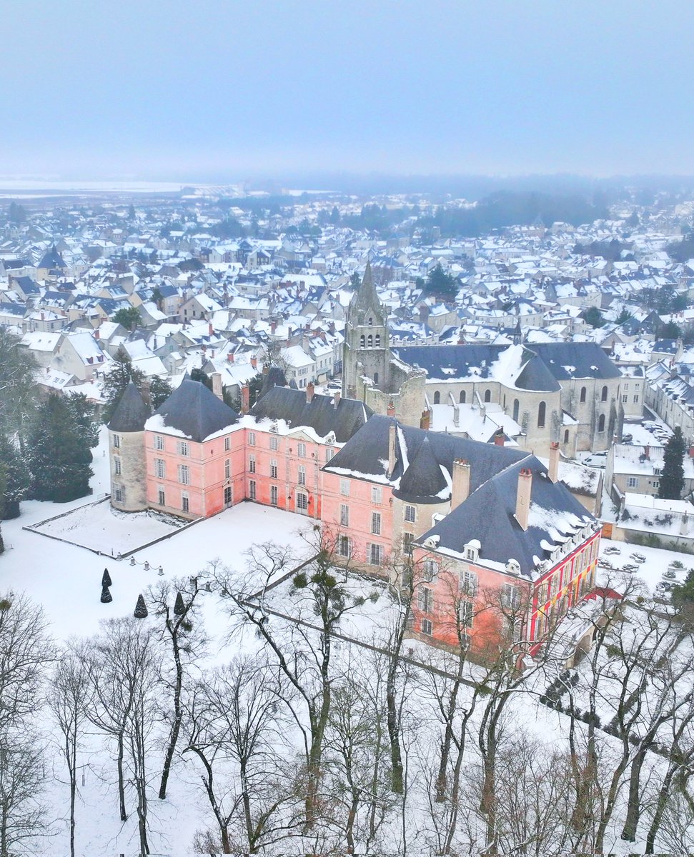 🔵 𝗕𝗢𝗡𝗝𝗢𝗨𝗥 𝟮𝟬𝟮𝟲 ❄️ | C'est avec cette vue extraordinaire offerte par la nature que toute l'équipe du château de Meung-sur-Loire vous adresse ses meilleurs vœux pour cette nouvelle année ! 💙💙💙

💎 Mais quel est donc ce diamant rose qui se détache dans ce paysage ? 🩷