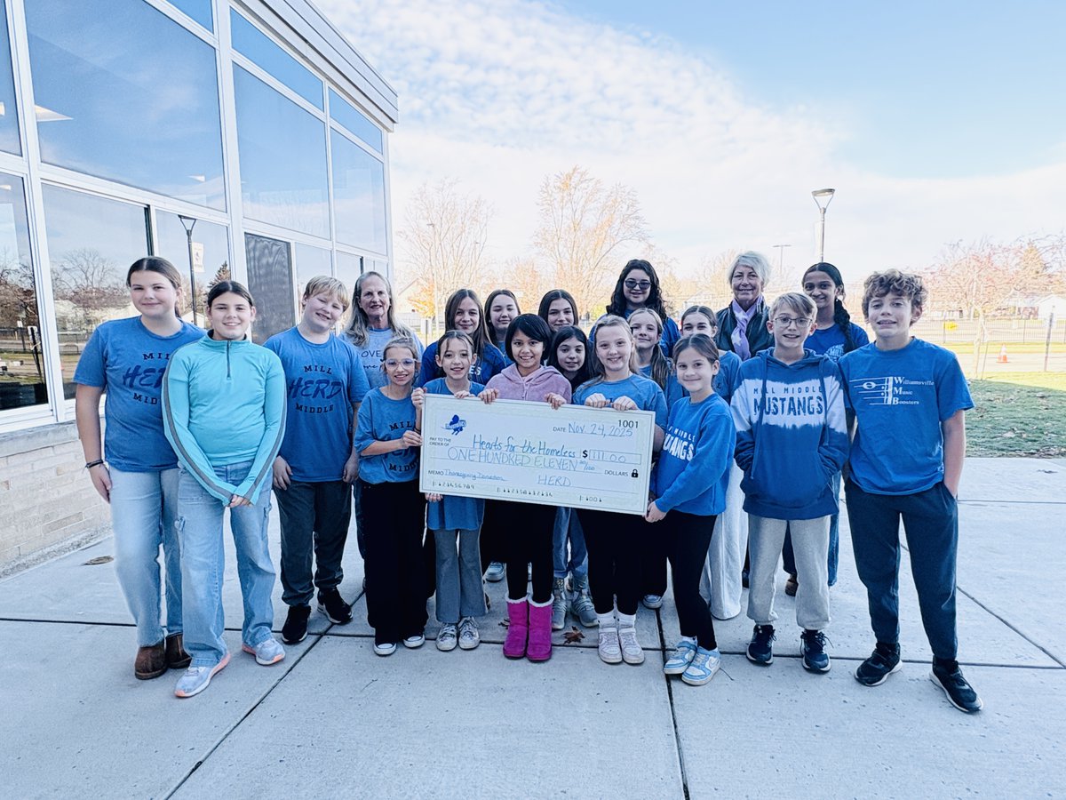 The Herd Club is truly expressing its compassion this school year. They donated $111.00 to support Hearts of the Homeless, a charitable organization that provides clothing and food for the chronic homeless and those in need.