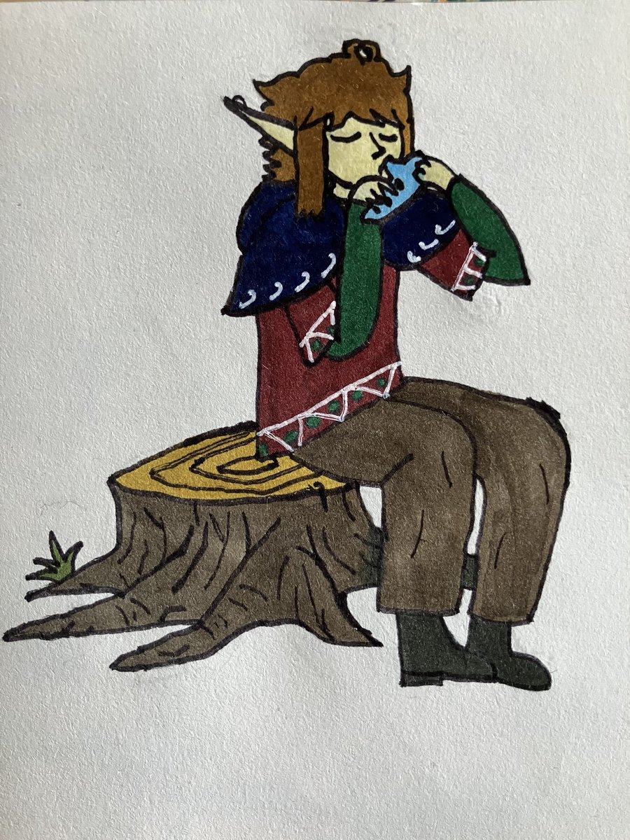 Invader_Link's tweet image. Get to know my Moomin self insert