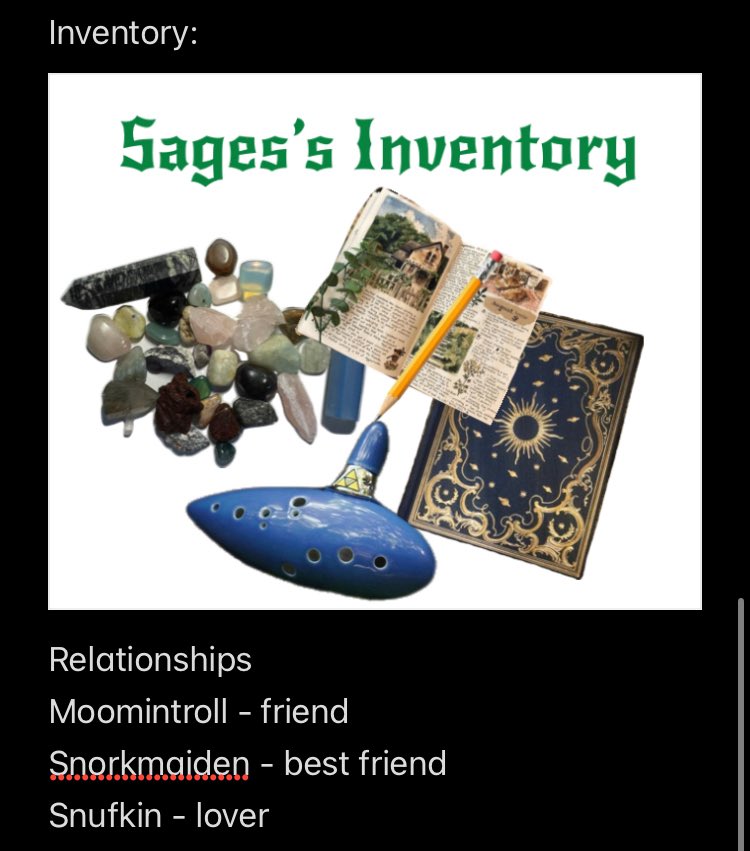 Invader_Link's tweet image. Get to know my Moomin self insert