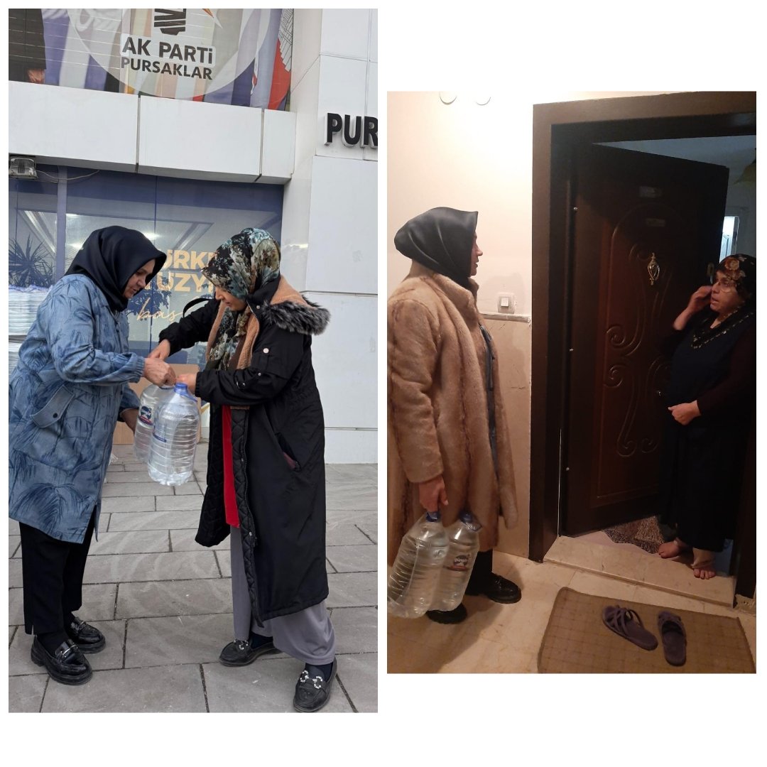 akpursaklarka06's tweet photo. AK parti Pursaklar ilçe başkanımız Sn.İbrahim Kopan ve Yönetimi, Kadın Kolları başkanımız Sn.Perihan Öztürk, Yönetimi ve meclis üyelerimiz ile kapı kapı gezerek vatandaşlarımıza su ulaştırmaya çalıştık. Emeği geçen herkese çok teşekkür ediyoruz. Günlerdir   #MazeretVarSuYok https://t.co/PsH9YooTis