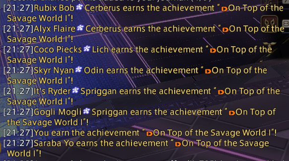 LiljaTheRobin's tweet photo. Alice in Abyssos clear 21:27 CET

world 1st 5man m12s gg https://t.co/hSbQuvRFg8