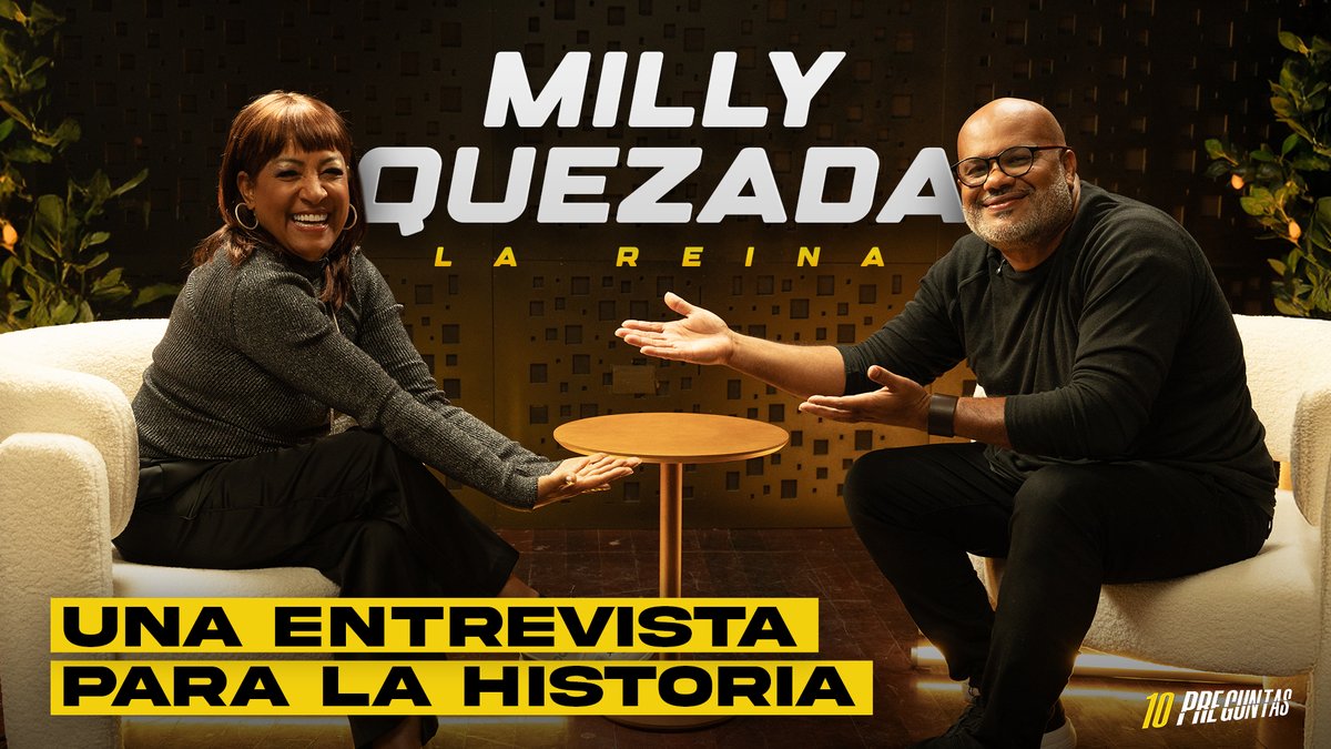 JUNIORCABRERA07's tweet photo. 🎤 LA REINA @MILLY_QUEZADA | UNA ENTREVISTA PARA LA HISTORIA 🇩🇴 https://t.co/l4f4qo1GFc https://t.co/0o6YbcVwZs