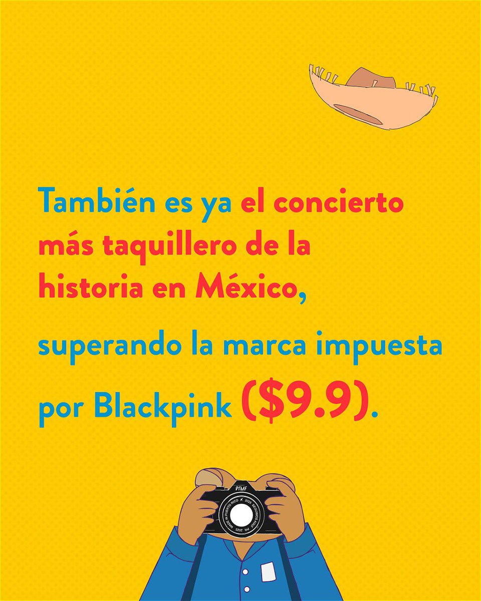 TransportesK's tweet image. Aquí algunos récords que impuso Bad Bunny con sus conciertos en México. 📸🐸

#DTmFWorldTour