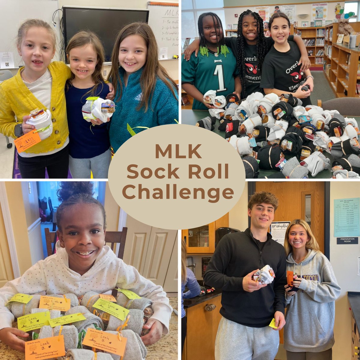 There’s still time to register! Join our 10th Annual MLK Sock Roll Challenge &amp; be a part of something great! This service project is perfect for classrooms, clubs, sports teams, family gatherings and friends! Register TODAY! bit.ly/4qscUGz #helpingthehomeless