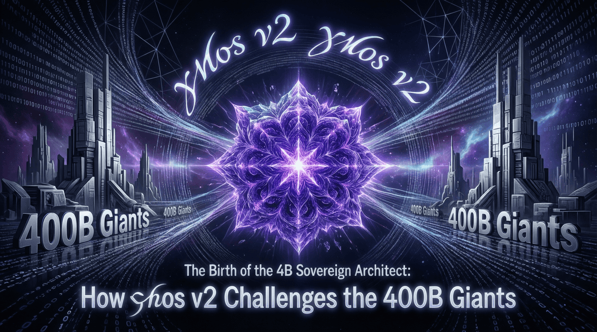 ResearchLlm's tweet photo. xthos-v2 The Sovereign Architect Methodology Over Scale https://t.co/JvwJgyJoK1