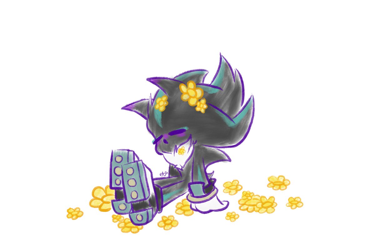 Thanks for 300 followers!!
Mephiles is celebrating by taking a well-deserved nap 🌼🌼
#mephilesthedark #mephiles