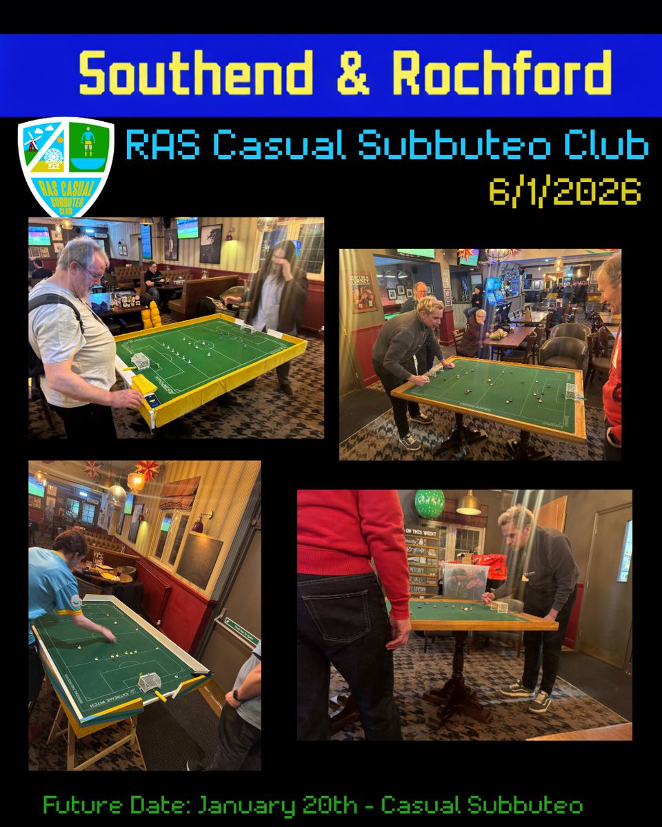 RAS (Rochford & Southend) Casual Subbuteo Club tweet media