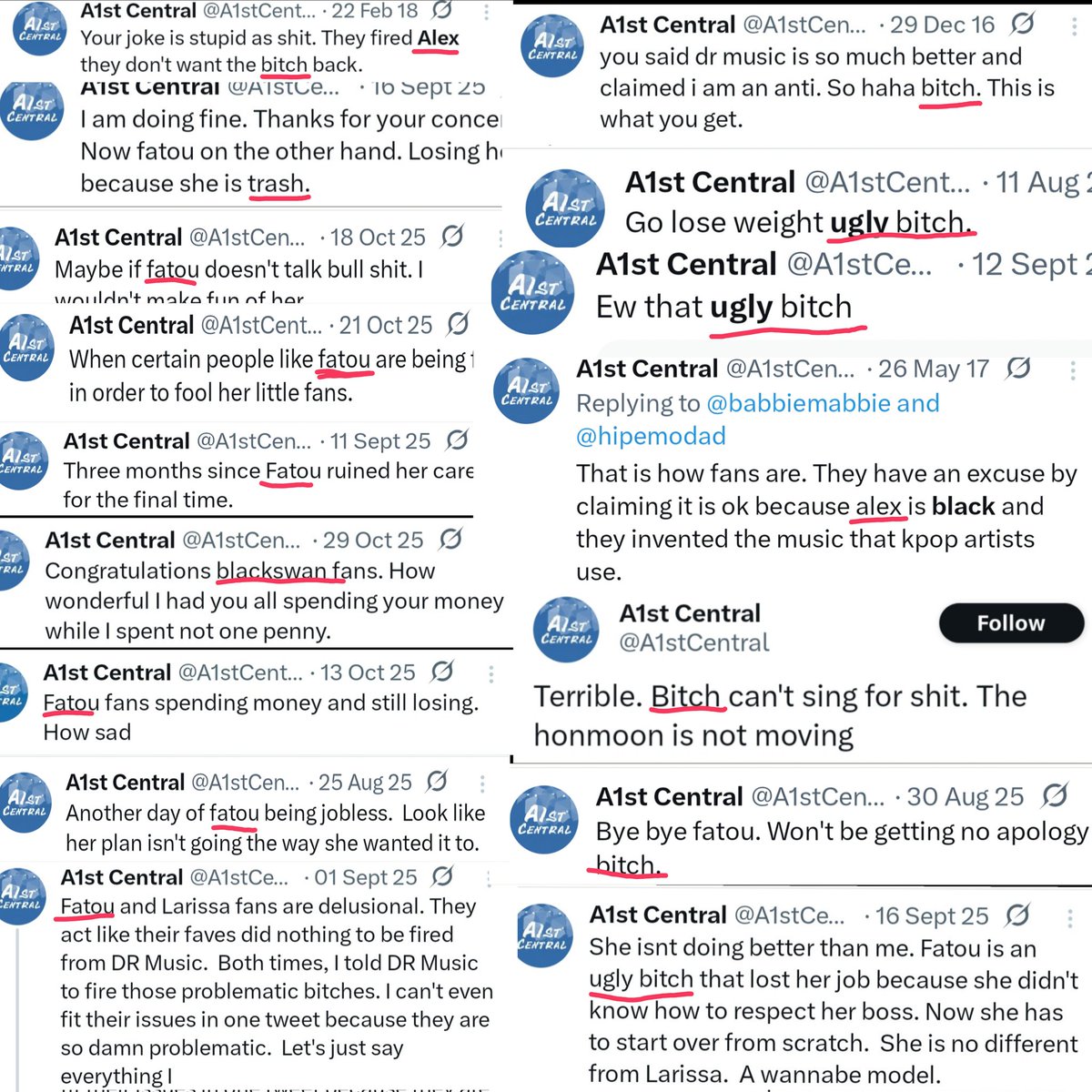 WaifuOnline's tweet image. The worst part of all this is kpop stans giving engagement to edited and fabricated shit from a saesang fan who has been harassing and cyberstalking DR and the group for like a decade with a pattern of targeting the black members but claiming to care about racism or 'hypocrisy'