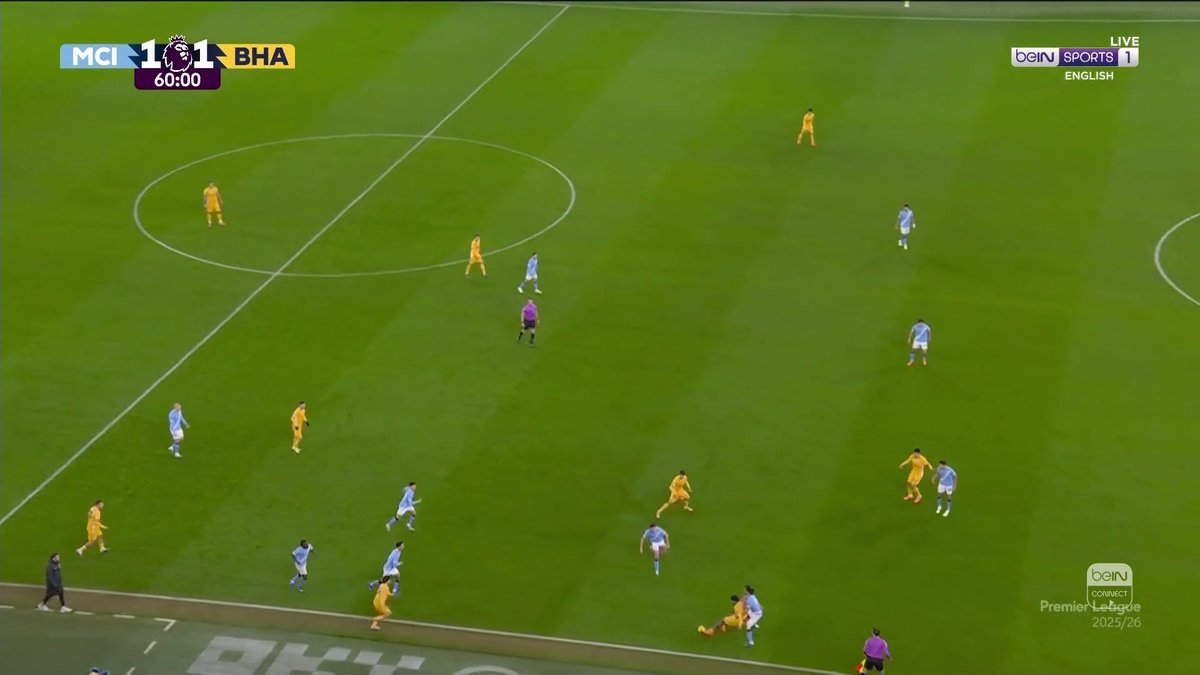 ميتوما يتعادل لبرايتون أمام مانشستر سيتي 