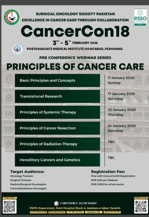 Surgical Oncology Society Pakistan. SOSPK tweet media