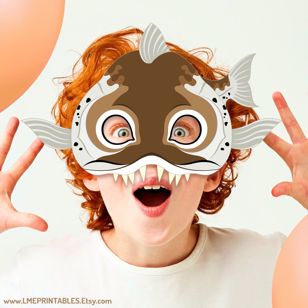 lmeprintables's tweet image. Fish Mask Printable Halloween Costume John Brown Barracuda Pool Party Rockfish Piranha Sea Sturgeon Animal Child Shark Photo Booth Kid Adult etsy.me/4bubV4m via @Etsy #fishmask #barracudafishmask #rockfishmask #piranhamask #seasturgeonmask #masksforkids #carnivalmasks