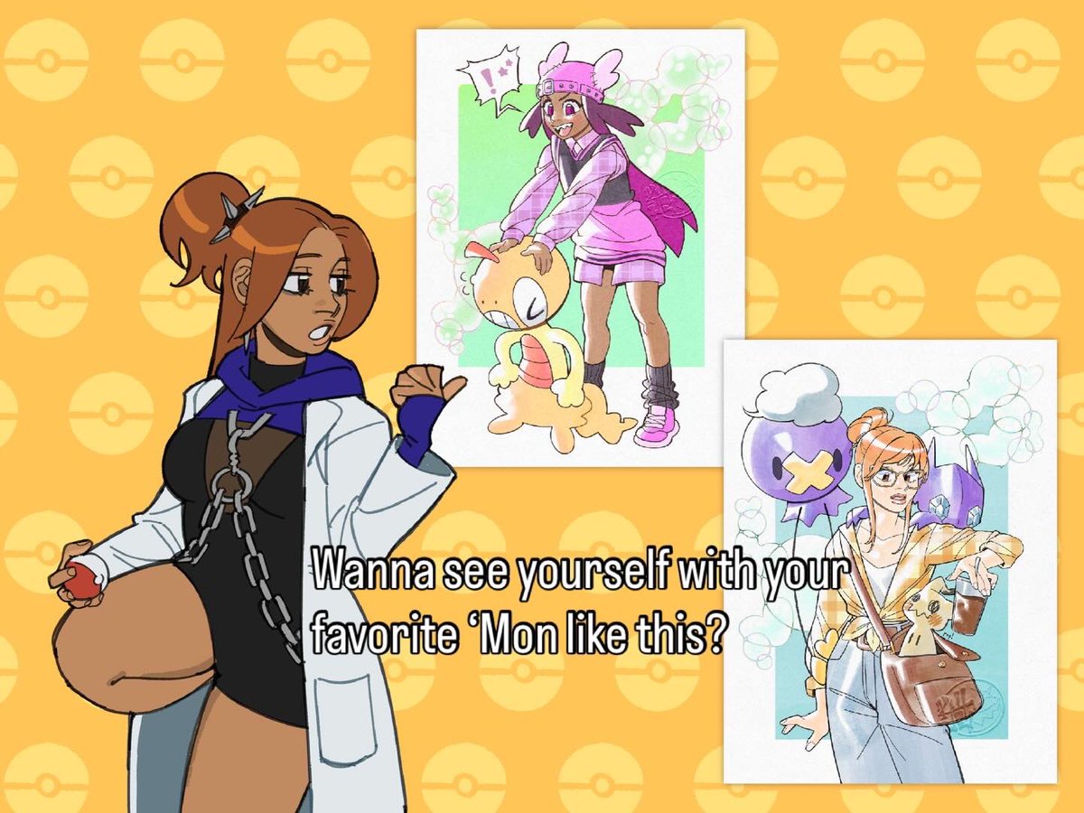 mostdef_killjoy's tweet photo. If you’re interested, follow the link in my bio to fill out a commission form!

#pokemon #pokemonart https://t.co/pckQ8RvauK