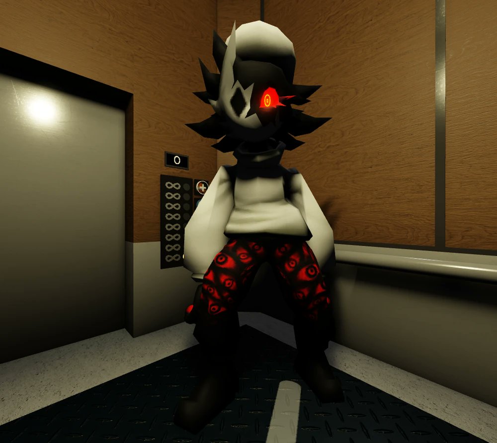 The first victim of the Chubby Machine will be...

Folly from Regretevator (Roblox)