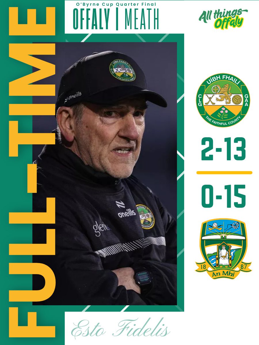 AllThingsOffaly's tweet image. Good win for Offaly tonight 💚🤍
Solid performance with plenty of positives as preparations for the league continue 💪

On to the O’Byrne Cup semi-final on Saturday vs Westmeath 🏐

Not the most important game, but a good step forward, and we’ll meet Meath again on March 22nd 👀