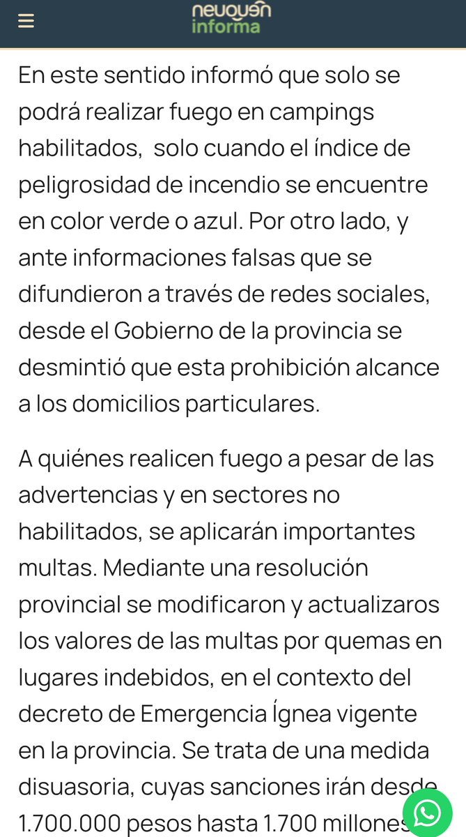 🔴 Se solicita responsabilidad ciudadana ante la crítica situación que atraviesa la región por la sequía. Se aplican importantes multas por realizar quemas en lugares indebidos 👇🏼