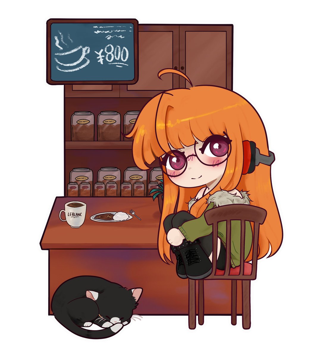 futabadoodles's tweet image. leblanc