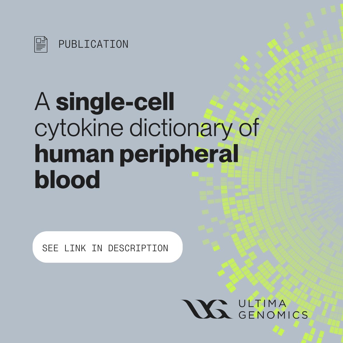 Ultima Genomics tweet media