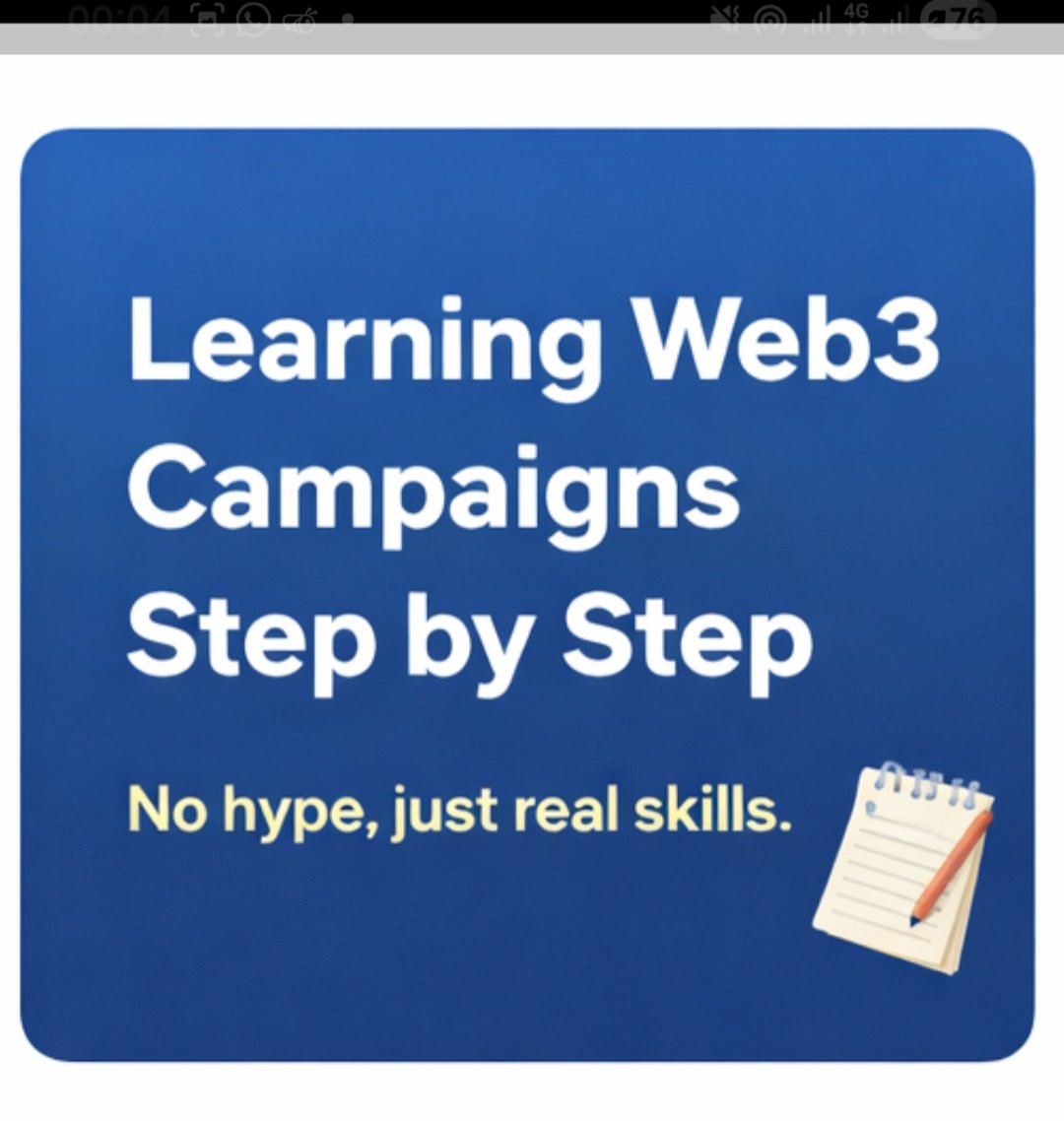 Tonight’s thought 🌙
Web3 is not as complicated as it looks —
most of the confusion comes from rushing.
I’m learning to slow down: • read rules carefully
• understand how things work
• ask questions before acting
Not every opportunity needs to be jumped on immediately.
Some