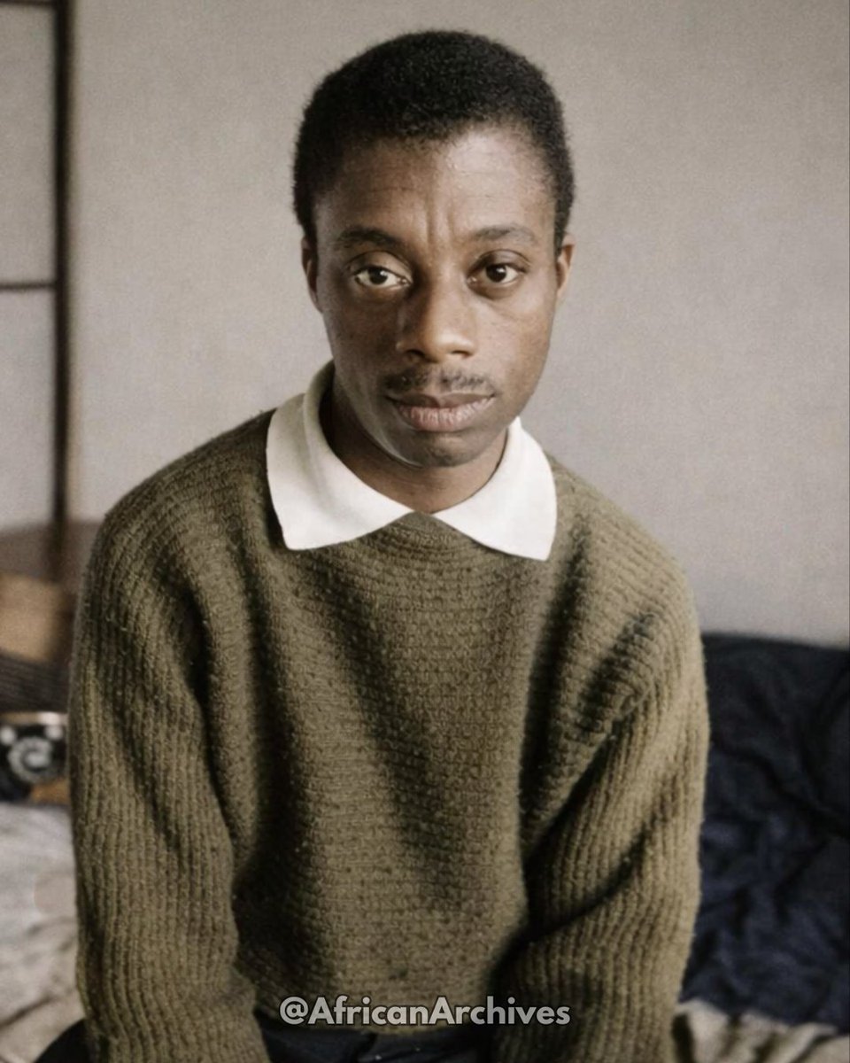 AfricanArchives's tweet image. “It took many years of vomiting up all the filth I'd been taught about myself, and half-believed, before I was able to walk on the Earth as though I had a right to be here." 

—James Baldwin