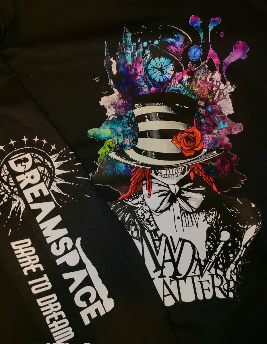 IcebergSlim1986's tweet photo. A #Dreamspace Original design from our Mad Collection, The Mad Hatter Hoodie.🐇☕️
#DreamspaceDareToDream
#MadCollection https://t.co/KGZfI9pHUN