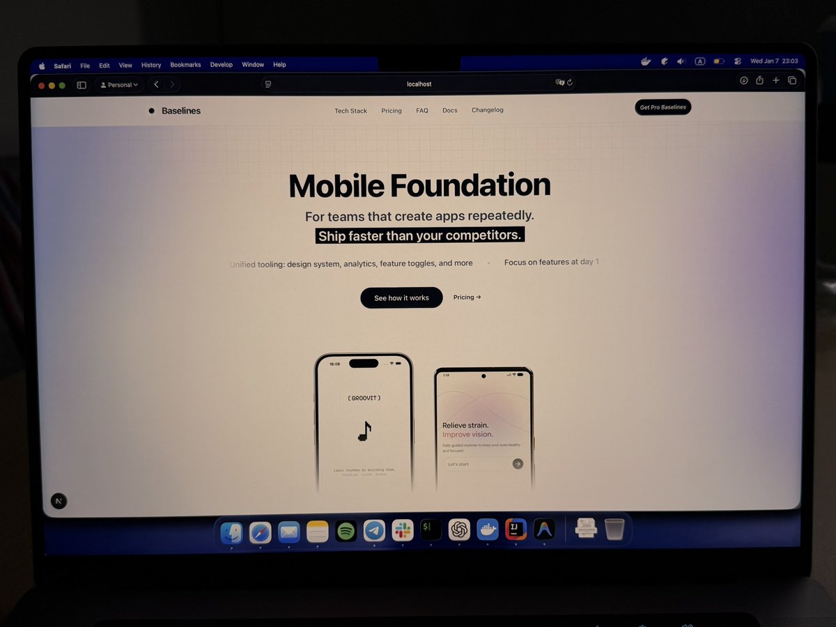 igormalytsky's tweet photo. @OmriBuilds Mobile foundation. Instantly. https://t.co/tqmvQYKVXE