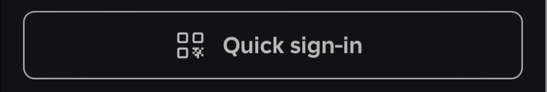 c4o_0's tweet photo. @alex429k @Roblox @KreekCraft You don't need to "add" any quick login, you just click a button and input the code it gives you in another device. First screenshot is the button in the settings menu (device 1) and second one is in the log in menu (device 2) https://t.co/cW0hBwtLBt