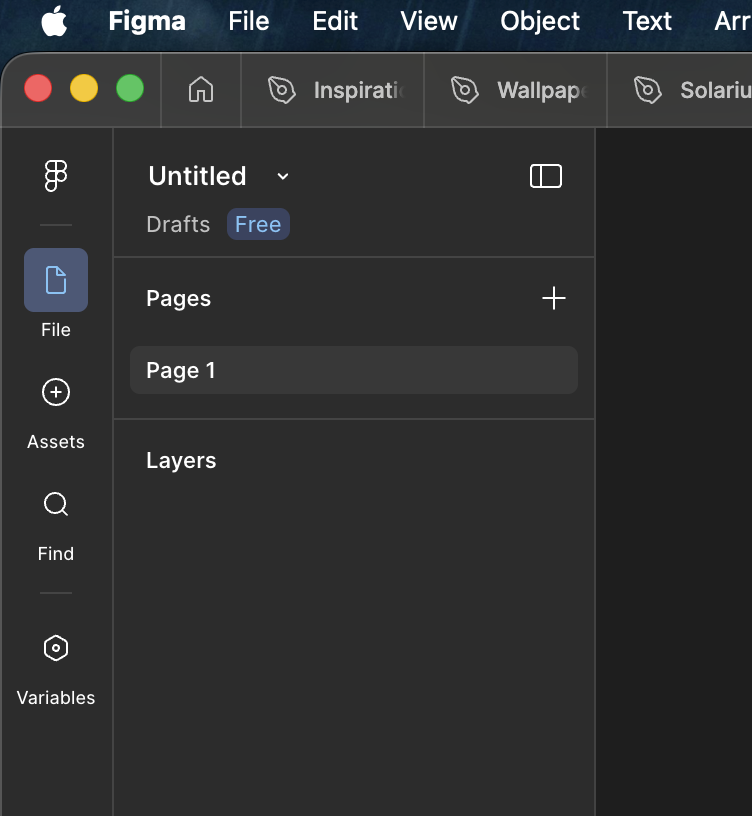 designbypepo's tweet image. new @figma sidebar design occupying unnecessary horizontal space 😭