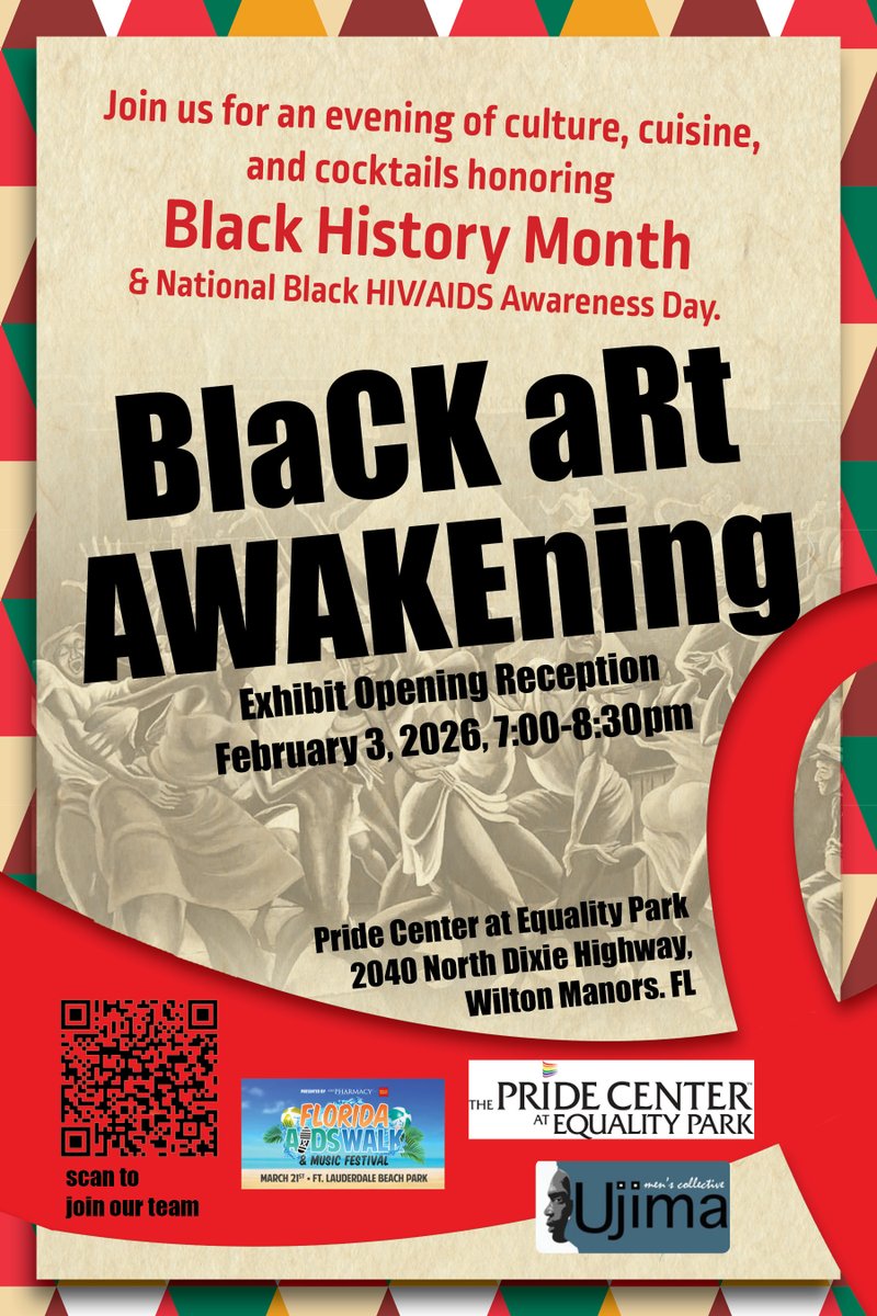 ujimamen's tweet photo. Come out to check out the artwork at our Black Art Awakening Exhibit 2026...contact us at 954-533-9139 or conference@ujimamen.net for more information. https://t.co/Nt0a0P1GDV