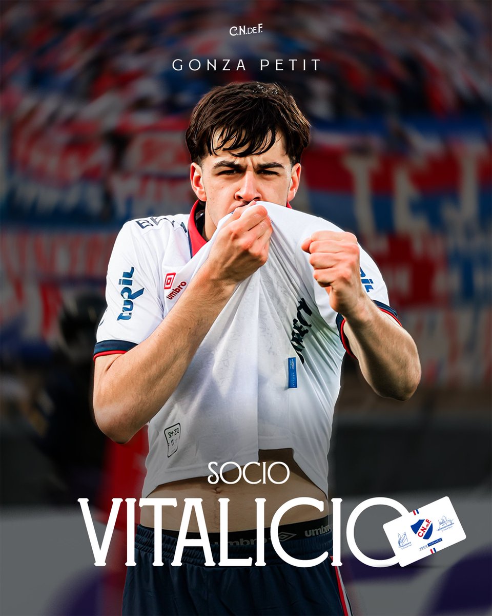 Lucas Villalba y Gonza Petit se hicieron socios vitalicios y sellaron su unión con Nacional para siempre 🙌🏼

#NacionalParaTodaLaVida 🔵⚪️🔴