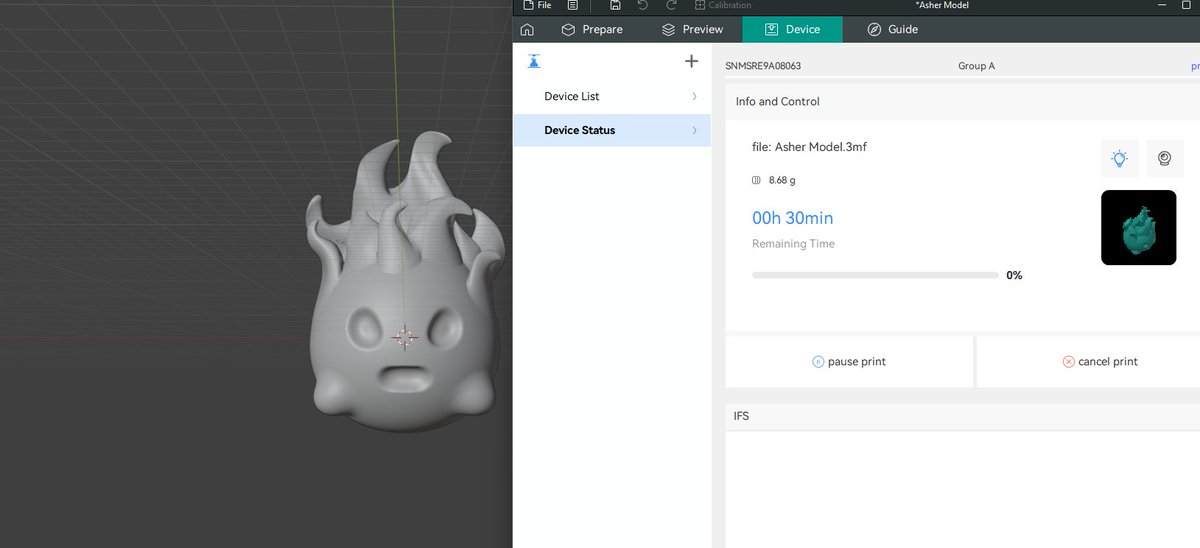 I'm super excited to get back into 3D Printing and Modeling! Doing a test run of my little Mascot you guys will see soon enough! Asher! 

#Vtuber #TwitchStreamers #3dmodeling #3dprint