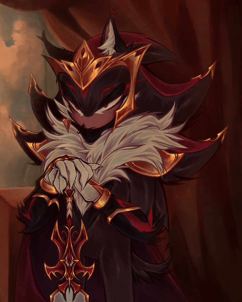 “Portrait of a King” #ShadowTheHedgehog