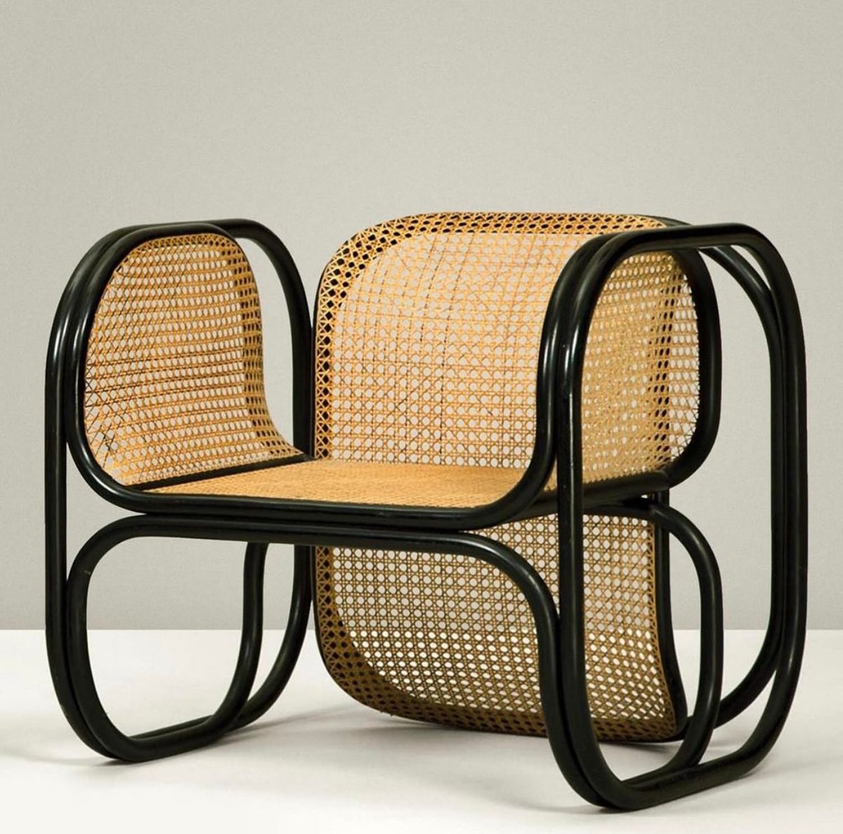 Lounge Chair from the Czech Embassy in Stockholm (1972) designed by Jan Bocan