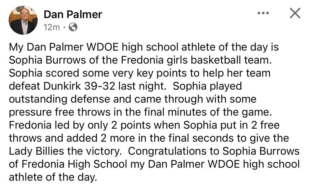 Fredonia Central School District tweet media